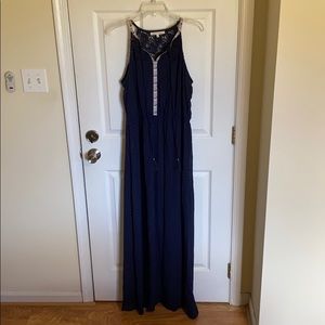 Blue maxi dress